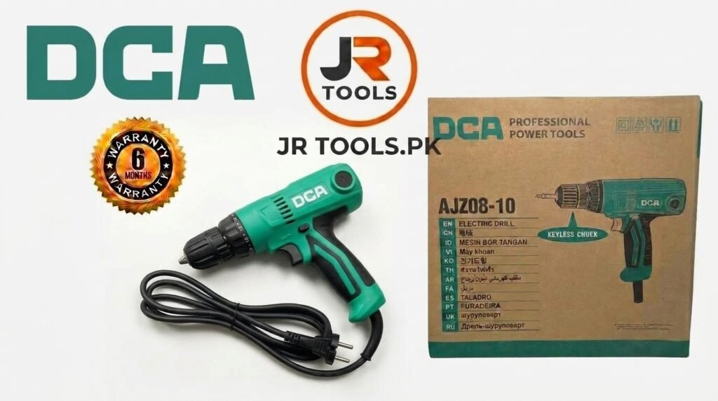 DCA 10mm Drill & Screwdriver 250W, Adjustable Torque, Variable Speed 0–850 RPM