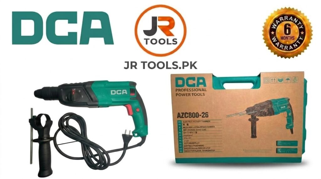 DCA AZC800-26 26mm Rotary Hammer Drill – 800W