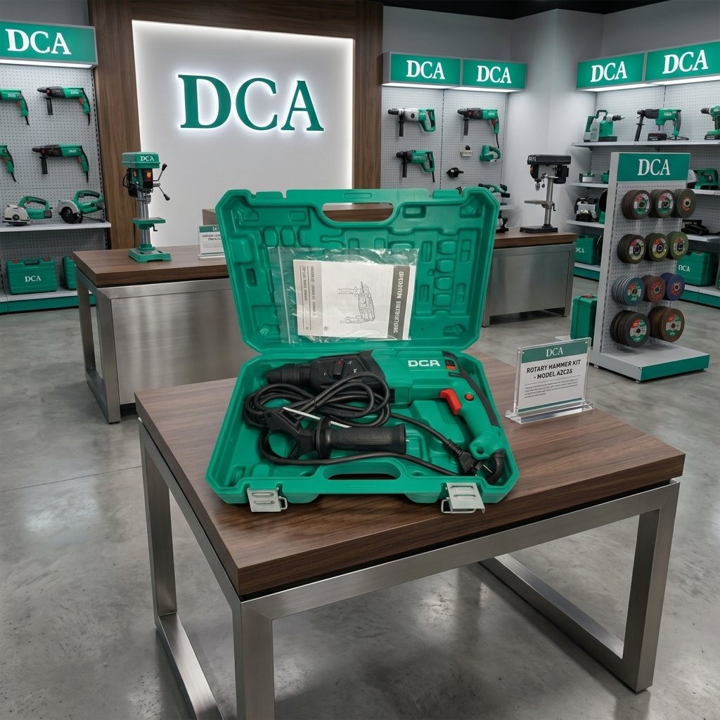 DCA AZC800-26 26mm Rotary Hammer Drill – 800W
