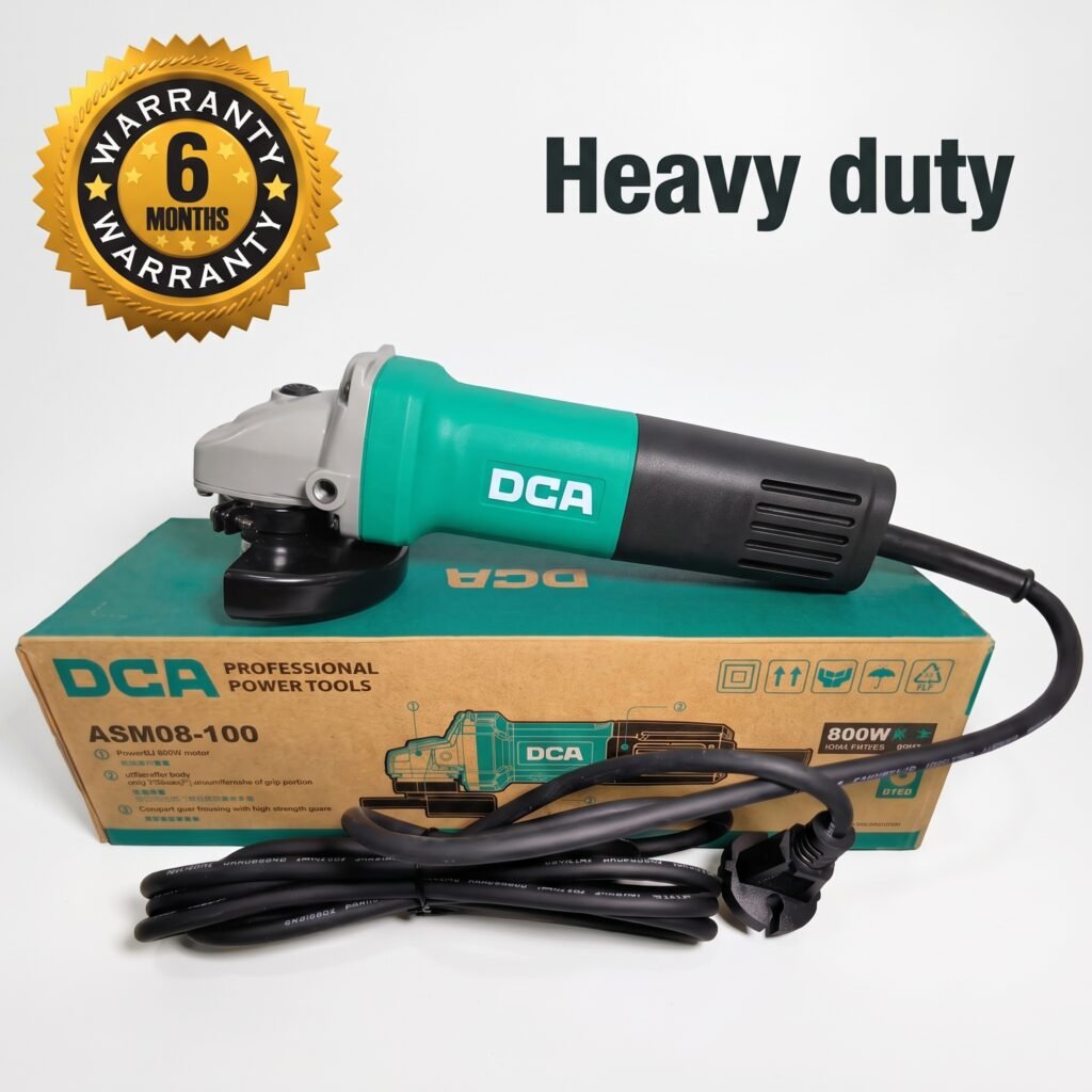 DCA ASM08-100 4 Inch 800W Angle Grinder | Designed for Extended Regular Use