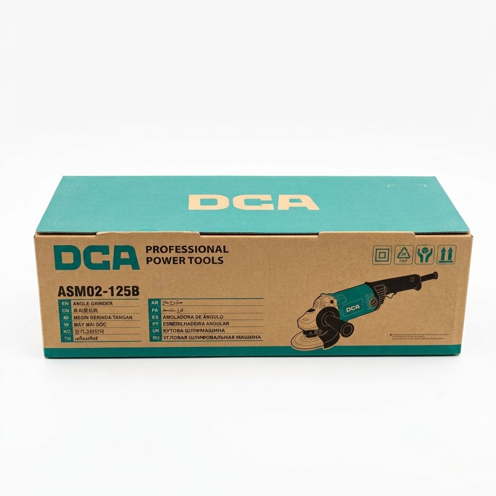 DCA 1200W Heavy Duty Angle Grinder | Multi-Size 5, 6 & 7 Inch Disc Compatible