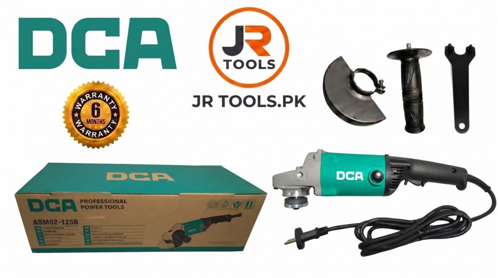 DCA 1200W Heavy Duty Angle Grinder | Multi-Size 5, 6 & 7 Inch Disc Compatible