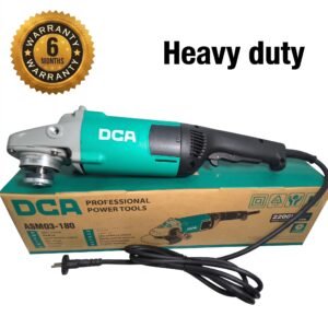 DCA ASM03-180 7 Inch 2200W Angle Grinder – 8,300 RPM | Heavy Duty Electric Grinder