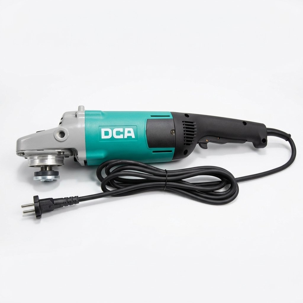DCA ASM03-180 7 Inch 2200W Angle Grinder – 8,300 RPM | Heavy Duty Electric Grinder