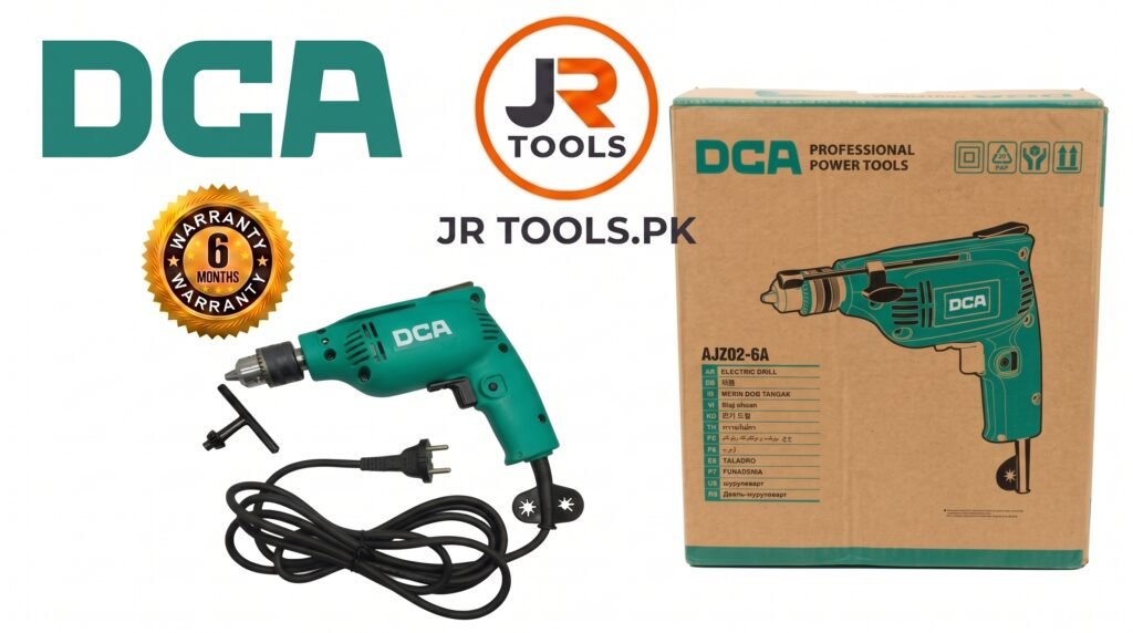 DCA Compact Drill 230W, 6.5mm Keyed Chuck, Variable Speed 0–3800 RPM