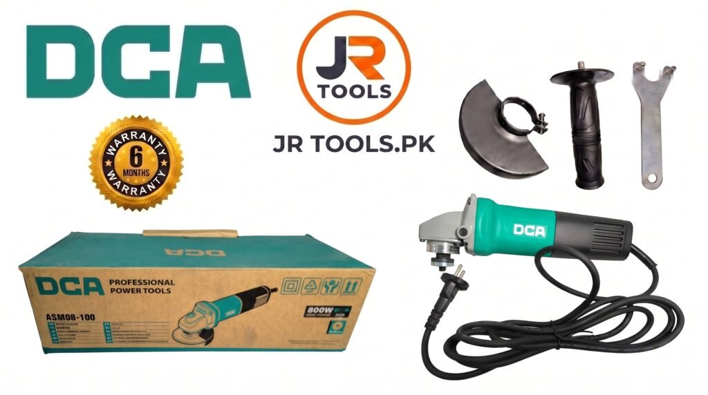 DCA ASM08-100 4 Inch 800W Angle Grinder | Designed for Extended Regular Use