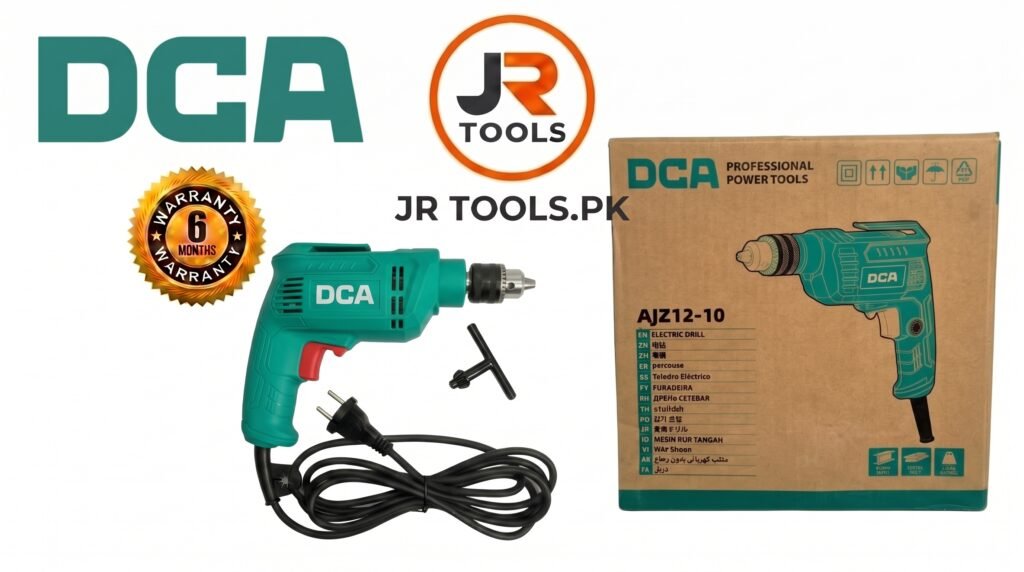 DCA 10mm Electric Drill 460W, Variable Speed 0–3200 RPM, Forward & Reverse