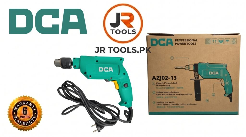 DCA 13mm Hammer Drill, 0–2600 RPM, 41,600 BPM, Variable Speed, Forward & Reverse