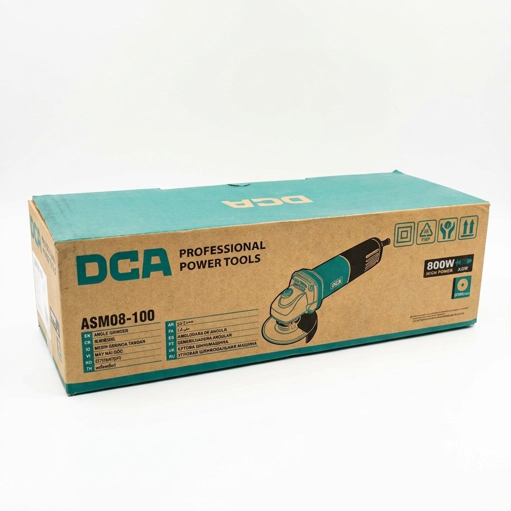 DCA ASM08-100 4 Inch 800W Angle Grinder | Designed for Extended Regular Use