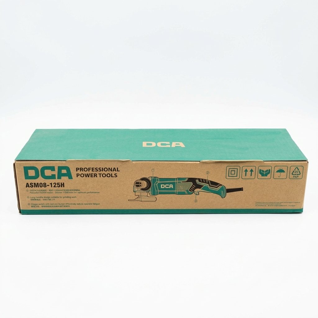 DCA 5 Inch 1020W Heavy Duty Long Handle Angle Grinder | Slim Design Electric Grinder