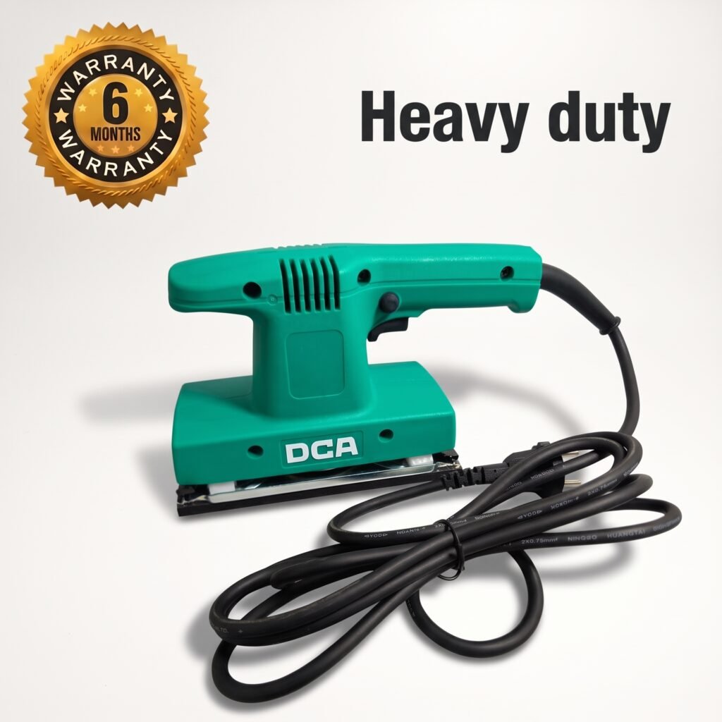 DCA ASB185B 200W Orbital Finishing Sander – 93×185mm, 11,000 RPM