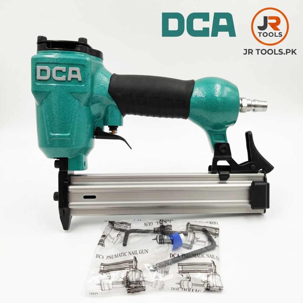 DCA A03-F30 Air Brad Nailer – 30mm Pneumatic Nail Gun, 100-Nail Magazine