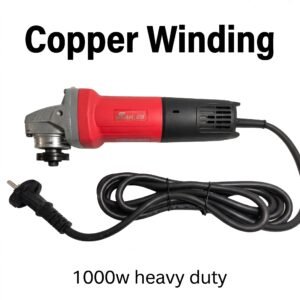 5 Inch 1000W Heavy Duty Angle Grinder SARDE – 11,000 RPM | 220/240V Electric Grinder