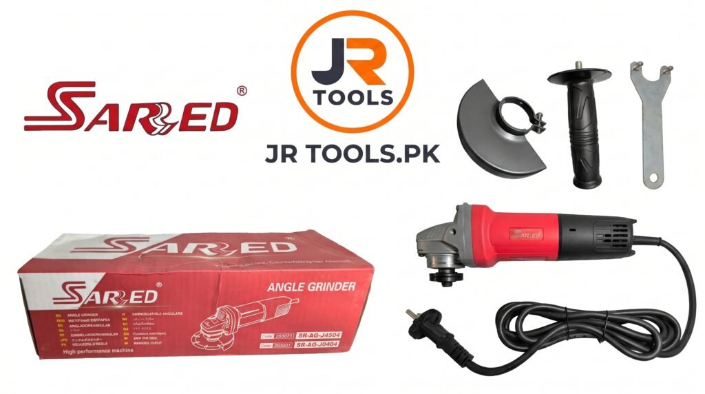 5 Inch 1000W Heavy Duty Angle Grinder SARDE – 11,000 RPM | 220/240V Electric Grinder