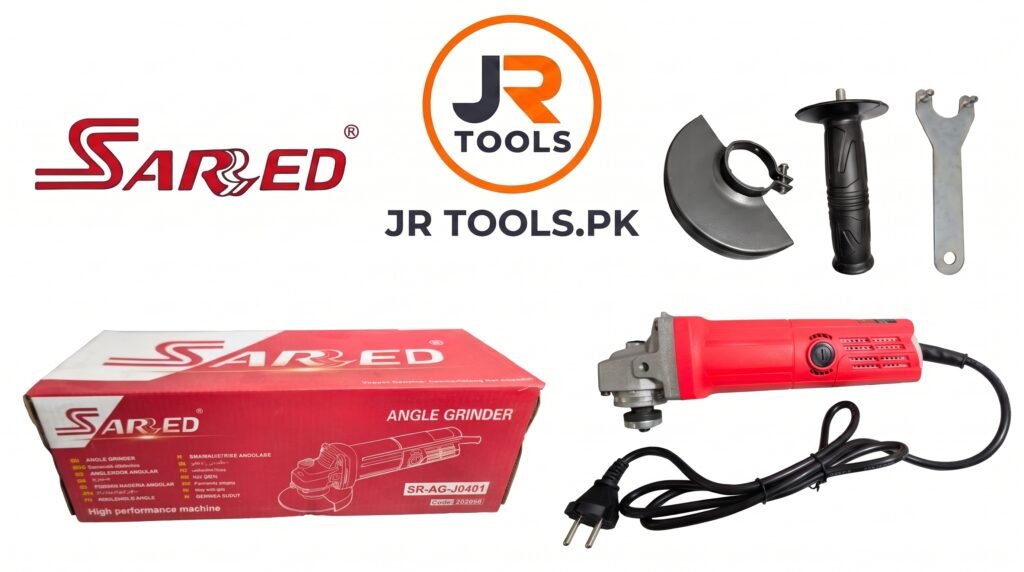 Sared 4 Inch 850W Heavy Duty Angle Grinder – 11,000 RPM | 220/240V Electric Grinder