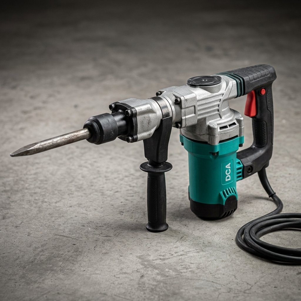 DCA AZG06-6S Demolition Hammer 1400W, 16.8J, 3900 BPM, 17mm HEX