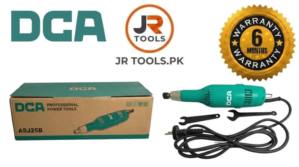 DCA ASJ25B Die Grinder 240W, 25mm Grinding Wheel, 6mm Collet, 26000 RPM