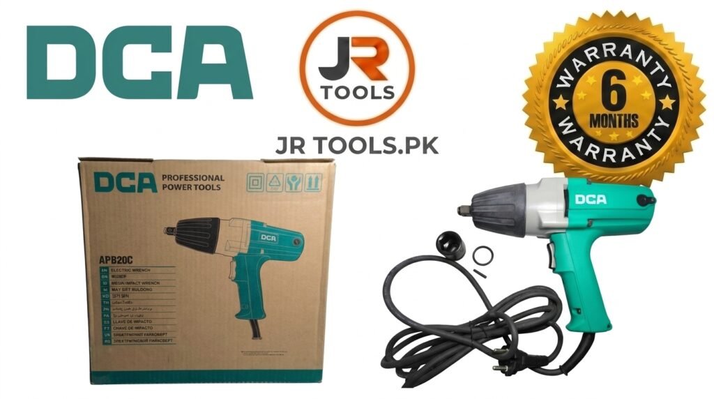 DCA APB20C Electric Impact Wrench 340W, 294Nm Torque, 1/2-Inch Square Drive