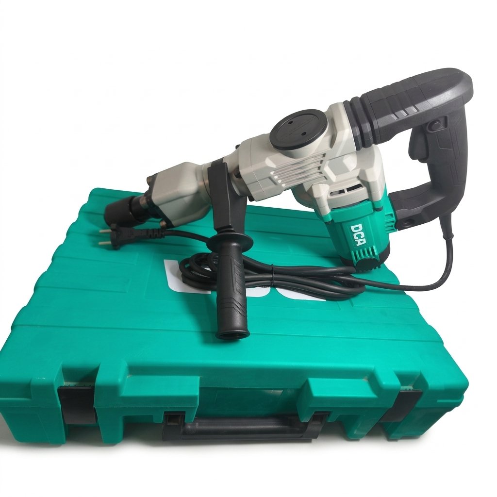 DCA AZG06-6S Demolition Hammer 1400W, 16.8J, 3900 BPM, 17mm HEX