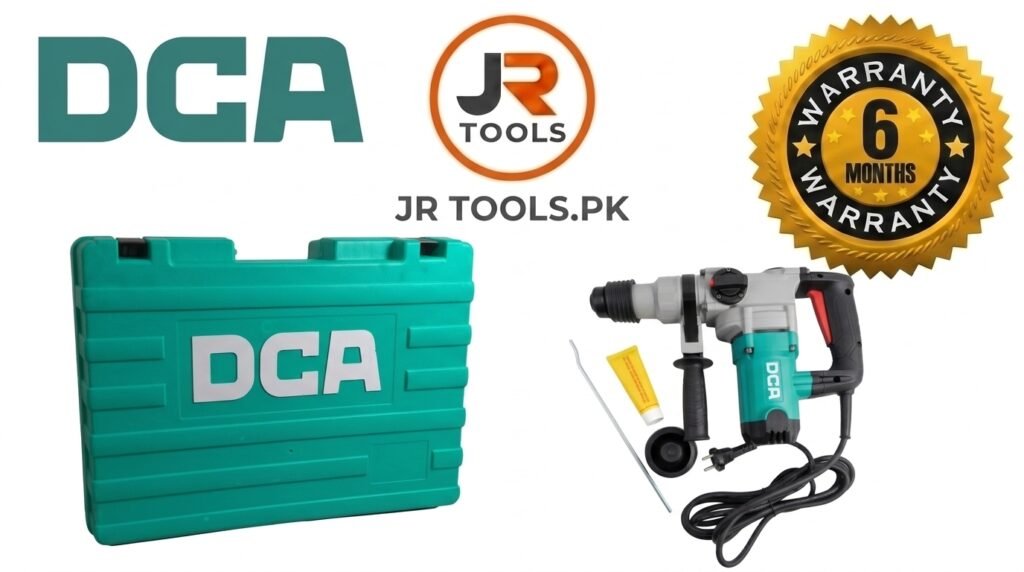 DCA 28mm Rotary Hammer 1100W, SDS-Plus, 2-Mode Hammer & Demolition