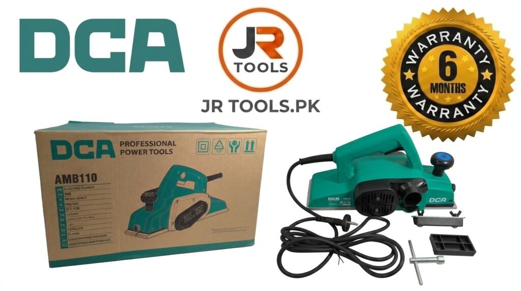 DCA Electric Wood Planer 840W, 110mm Planing Width, Model AMB110